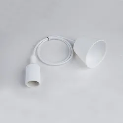 E27 - ceiling lamp holder - socket - silicone rope - 90cmLighting fittings