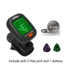 AROMA - guitar / ukulele tuner - electronic - clip-on - 360 degree rotatable - with 5 tuning modelsGuitars