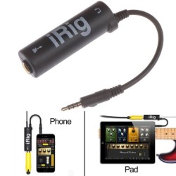 Guitar audio interface - I-Rig converter - tunerGuitars