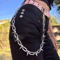 Vintage chain with rivets / buckle - belt decorationBelts
