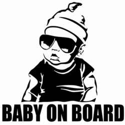 Baby On Board - car stickerStickers