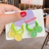 Hair elastics - with starry ball - 2 pieces
