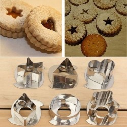 Cookie cutters - stainless steel - 12 piecesBakeware