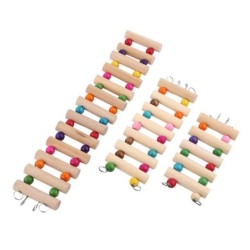 5-ladder wooden bridge - toy for birds / parrotsBirds