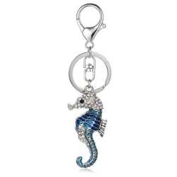 Crystal seahorse - keychainKeyrings