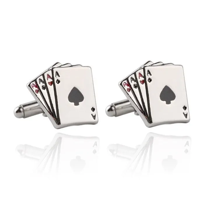 AAAA - aces - poker cards - cufflinksCufflinks