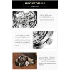 Pagani Design - luxurious automatic men's watch - stainless steel - leather strap - waterproofWatches