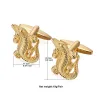 Copper cufflinks with alligator - crocodileCufflinks
