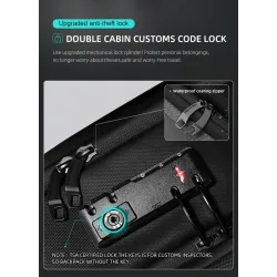 Fashionable backpack - waterproof - anti-theft - USB charging port - for 17.3 Inch laptopBackpacks