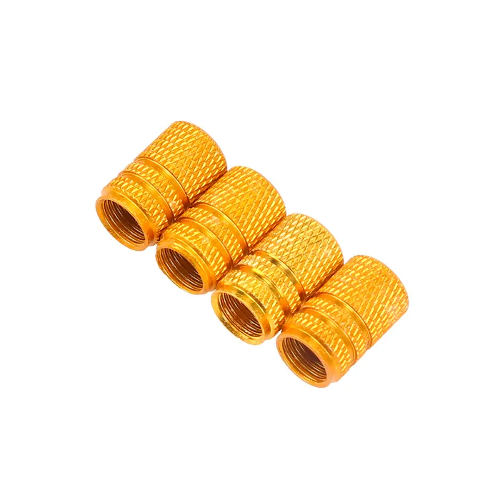 Universal aluminum car tyre air valve caps - 4 piecesWheel parts