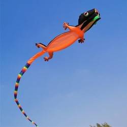 Large lizard - gecko - kite - inflatable - single line - 12m