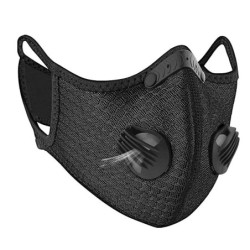 Face / mouth protection mask - antibacterial - with activated carbon filters PM 2.5