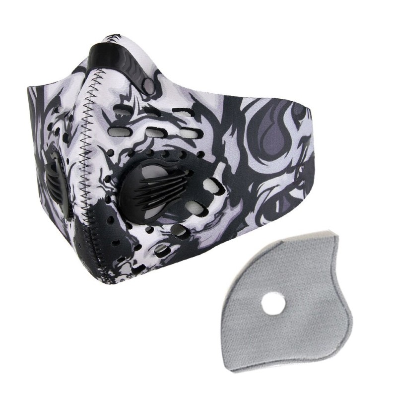 Antibacterial face mask - sports / cycling / windproof / dustproof - with activated carbon filterMouth masks