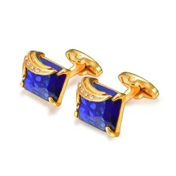Luxury square crystal cufflinksCufflinks