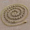 Fashionable metal belt - long thin chain - with colorful beads - adjustableBelts