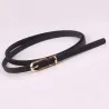 Elegant thin leather belt - adjustableBelts