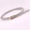 Elegant thin leather belt - adjustableBelts