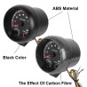 Tachometer meter with LED - 3 3/4" 12V - car gauge - 0-8000 RPM - carbon - 3.75 Inch 95mmStyling parts