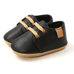 Baby's first shoes - for girls / boys - anti-slip - soft retro leather