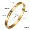 Elegant bracelet - with sliding rhinestones - stainless steelBracelets