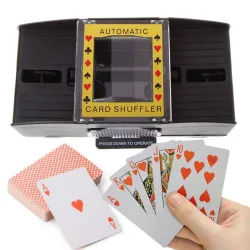 Automatic poker cards shuffler - battery operatedPuzzles & Games