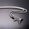 Eagle shaped pendant with chain - unisex - stainless steelNecklaces