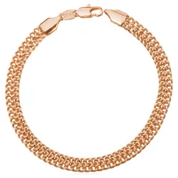 Trendy wide mesh bracelet - punk style - stainless steelBracelets