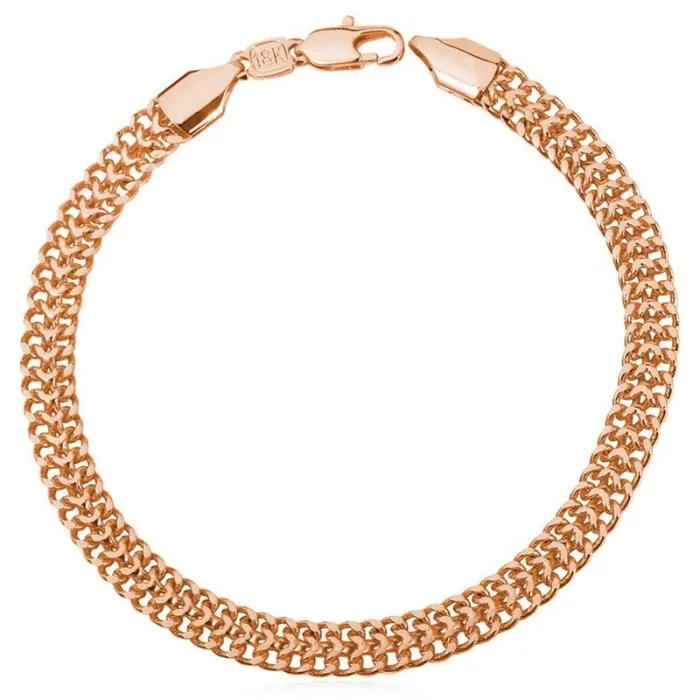 Trendy wide mesh bracelet - punk style - stainless steelBracelets