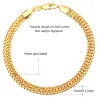 Trendy wide mesh bracelet - punk style - stainless steelBracelets