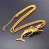 Necklace with swordfish - stainless steel - unisexNecklaces