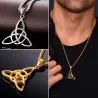 Celtic knots shaped pendant - stainless steel necklaces - viking styleNecklaces