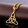 Celtic knots shaped pendant - stainless steel necklaces - viking styleNecklaces