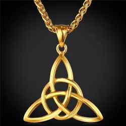 Celtic knots shaped pendant - stainless steel necklaces - viking styleNecklaces