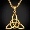 Celtic knots shaped pendant - stainless steel necklaces - viking styleNecklaces