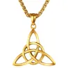 Celtic knots shaped pendant - stainless steel necklaces - viking styleNecklaces