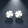 Four leaf clover stud earrings - gold / silverEarrings