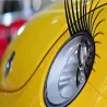 Car headlight decoration - sticker - 3D black eyelashesStickers
