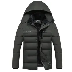 Thick warm winter jacket with hoodJackets