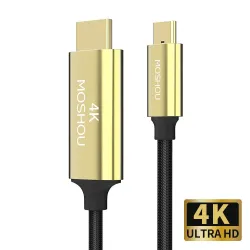 USB C HDMI cable Type-C to HDMI - Thunderbolt 3 - converter - adapter - 4K 60Hz - for MacBook / Huawei Mate 30 40 ProCables