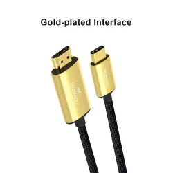 USB C HDMI cable Type-C to HDMI - Thunderbolt 3 - converter - adapter - 4K 60Hz - for MacBook / Huawei Mate 30 40 ProCables