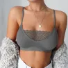Sexy wireless bra - short top - with laceLingerie