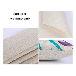 Decorative cushion cover case - linen - Mr / Mrs printed - 45 * 45cmCushion covers
