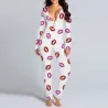 Long sleeping jumpsuit - sexy pyjama - with openable butt flapLingerie