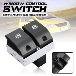 Car electric window control switch - for VW / Polo 9N / Seat / Ibiza / CordobaSwitches