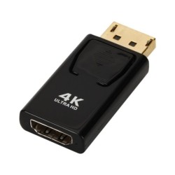 DP to HDMI converter - adapter - 4K - for PC / TV / projectorsSplitters
