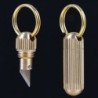 Keychain with mini knife - stainless steelKeyrings