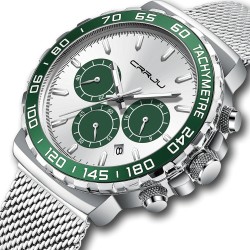 CRRJU - fashionable Quartz watch - waterproof - stainless steel