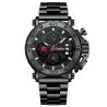 CRRJU - luxury men's watch - big dial - waterproof - stainless steelWatches