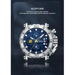 CRRJU - luxury men's watch - big dial - waterproof - stainless steelWatches