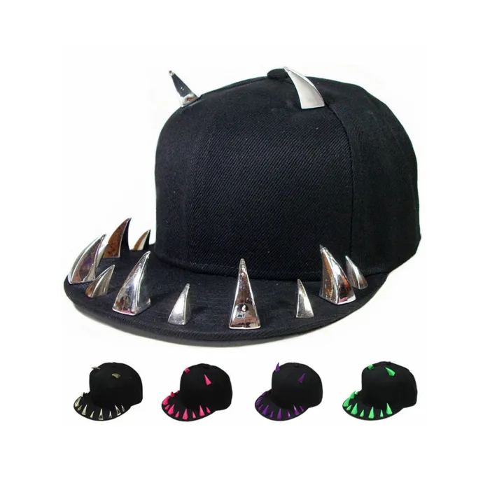 Trendy baseball hat - with spike rivets - Hip Hop / punk / rock styleHats & Caps